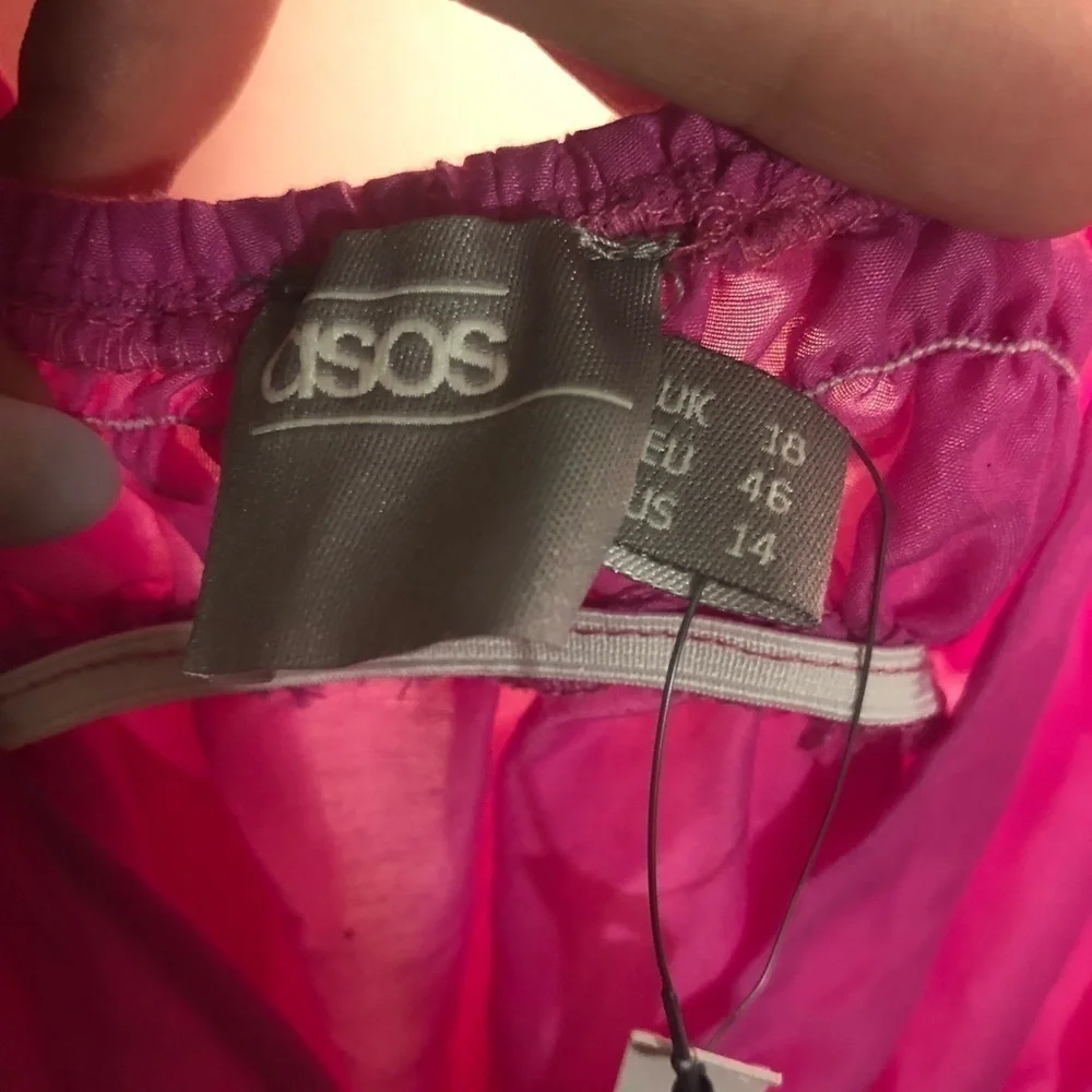 ASOS Hot Pink Swim Coverup - Picture 6 of 6